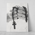 Quadro Um terço com fé - Metal